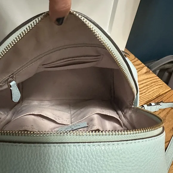 Kate Spade Cream Backpack with Gold Accents - Picture 5 of 6